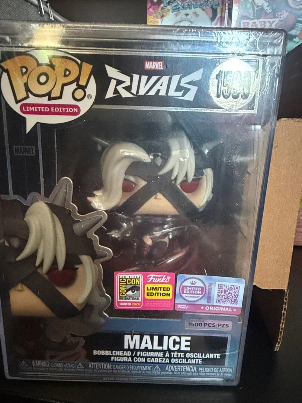 FUNKO POP - limited Edition - marvel rivals - MALICE - SDCC